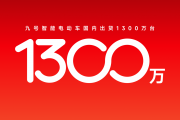 1300万台新里程碑！九号智能电动车以体系能力扩大领先优势