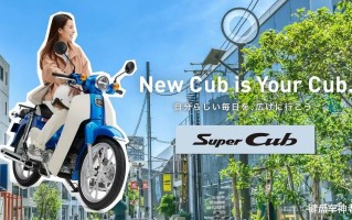 本田Cub“幼兽”更新，换装铝合金轮毂、升级前碟刹+ABS和液晶仪表