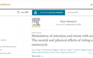 科学研究证明摩托车更有益于大脑和身心健康（附 科研全文）