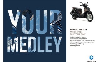 Piaggio Medley 2022 焕新登场，缤纷绽放！