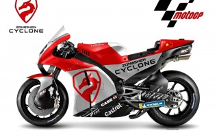 画家笔下的宗申赛科龙 2023 MotoGP 赛车