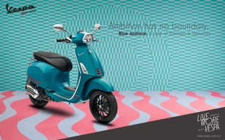相伴海湾清爽!Vespa Sprint S海湾蓝 相伴海湾清爽!Vespa Sprint S海湾蓝